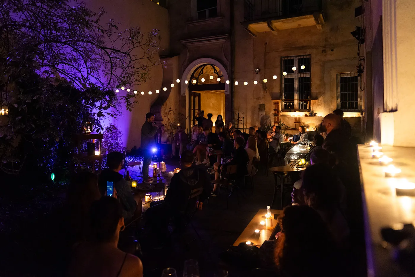 Networking event at Yolk Coworking Krakow with members socialising