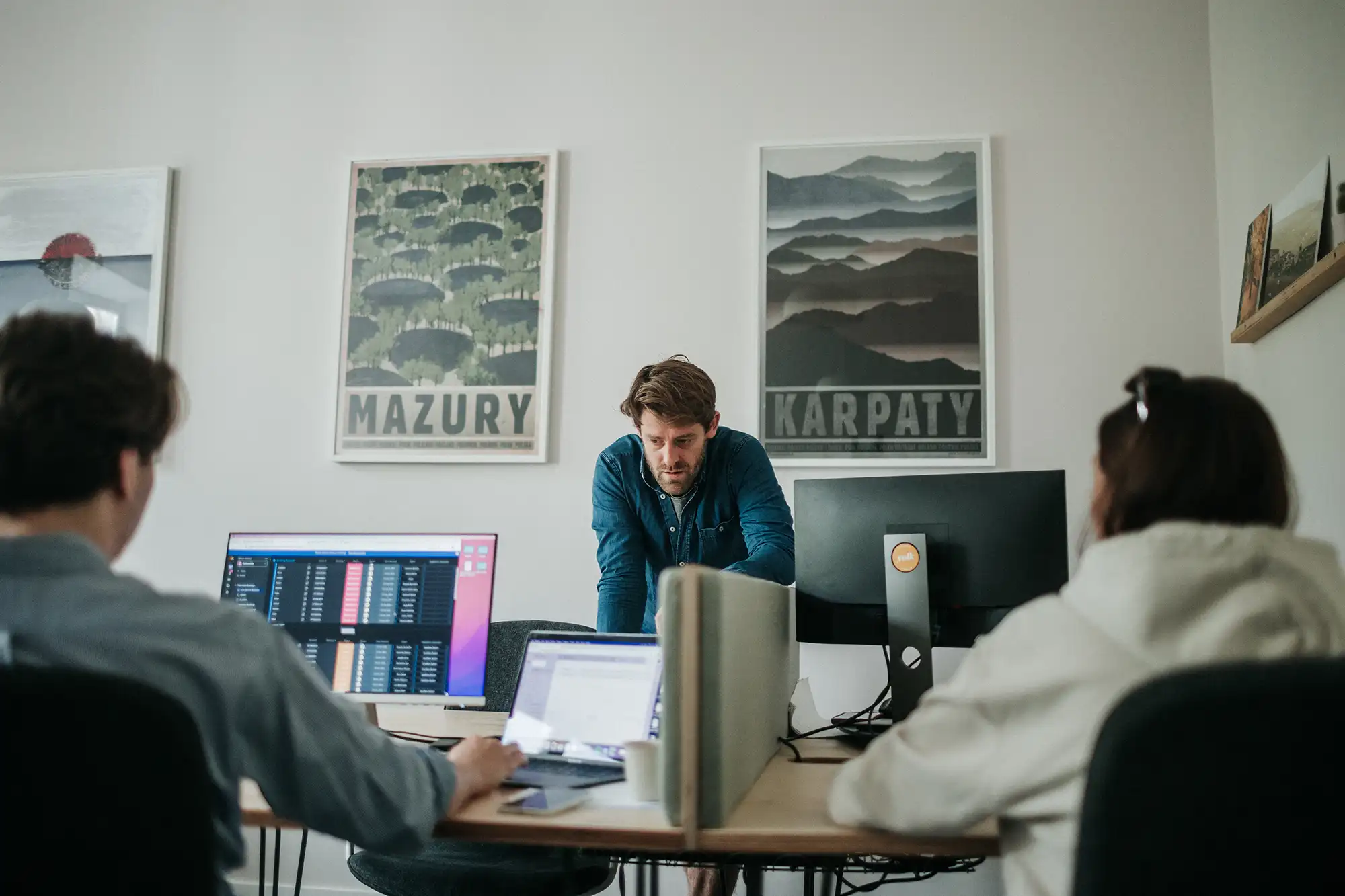 A private serviced office at Yolk Kraków for small teams